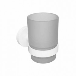 Държач за чаша за баня WHITE