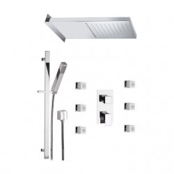 Комплект душ за вграждане с хидромасажни дюзи – Skyline SK613ZSSCA