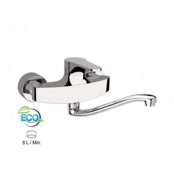 Стенен смесител за мивка Omega Eco OME609SLT8