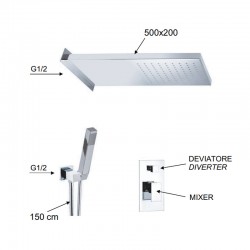 Душ комплект за вграждане Skyline SK615ZSS от Daniel (Италия)