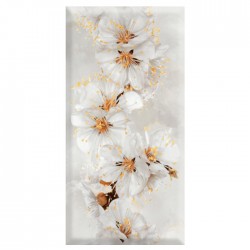Плочки декор с размери 25 x 50 см. Селена Cherry Фасет