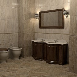 Неутрални плочки тип мрамор Кроно Тапицерия от Ceramica Fiore (България)