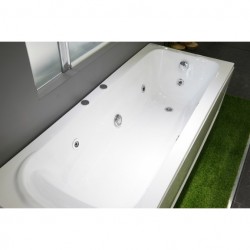 Правоъгълна хидромасжна вана ICSH 177050 W