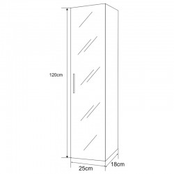Стенна PVC колона за баня ICP 2549