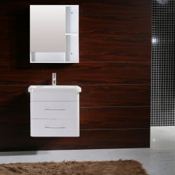 Влагоустойчив Долен бял PVC шкаф за баня ICP 604555 от Inter Ceramic (България)