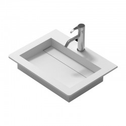 Умивалник за вграждане в мебел – модел ICC 38126F (Inter Ceramic) 