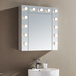 Луксозен огледален шкаф  с LED осветление "Айрис"  – Интер Керамик  