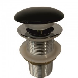 IC CC76WO BLACK клик сифон за мивка без преливник 