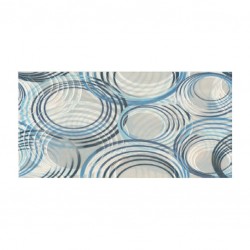 Плочки декор с размери 25 x 50 см. Decorado Olas Celeste