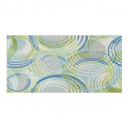Плочки декор с размери 25 x 50 см. Decorado Olas Verde
