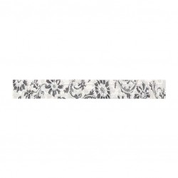 Фриз за баня с размери 5 x 40 см. Listelo Vivel Blanco 