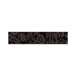 Фриз за баня с размери 5 x 25 см. Listelo Vivel Negro 