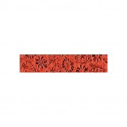 Фриз за баня с размери 5 x 25 см. Listelo Vivel Rojo 