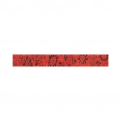 Фриз за баня с размери 5 x 40 см. Listelo Vivel Rojo 