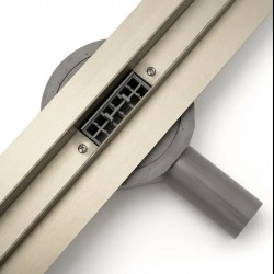 Rea Neo Slim Mirror Gold Pro Линеен сифон 