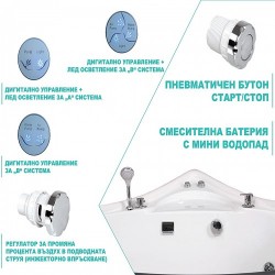 ЕМОНА 130х130 АКРИЛНА ВАНА