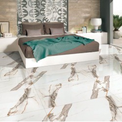 CARRARA WHITE - гранитогрес тип мрамор 60х120см
