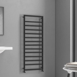 KARAG Design 7-1300 Nero - Водна стоманена лира за баня в черен цвят