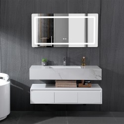 Комплект мебели за баня в бяло ELANA ANTIQUE 120