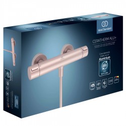 Ceratherm ALU+ bd582rO термостатен стенен душ смесител, розово злато