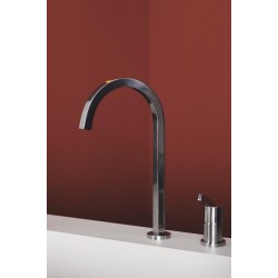 Gusto BD423AA - кухненски двудупков смесител с висок тръбен чучур