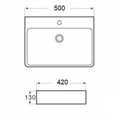 Мивка за плот в зелен мат ICB 5042LG