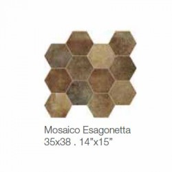 Mosaico Esagonetta Marche 35х38 см - Мозаечни гранитогресни плочки