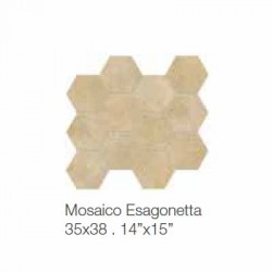 Mosaico Esagonetta Lazio 35х38 см - Мозаечни гранитогресни плочки 