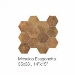 Mosaico Esagonetta Toscana 35х38 см - Гранитогресни мозаечни плочки