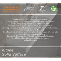 Мивка за баня iStone Solid Surface ICB черен мат