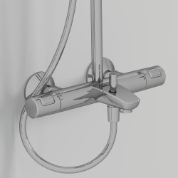 Ceratherm T25 A7590AA - система за вана и душ със стенен термостатен смесител