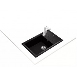 Мивка за вграждане STONE Black Metalic 60  