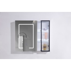 BETINA BLACK C-5027-80 - Горен шкаф с LED осветление