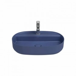 Овална мивка върху плот INFINITY Blue
