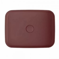 INFINITY 50 Maroon Red - умивалник върху плот