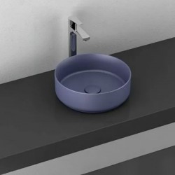 INFINITY Blue Кръгла мивка за плот