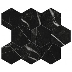 Гранитогрес Mosaico Esagoni Marquina Black