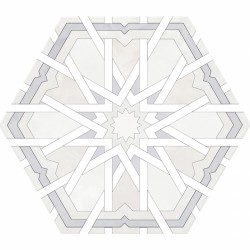 Шестоъгълни плочки RADIANT WHITE