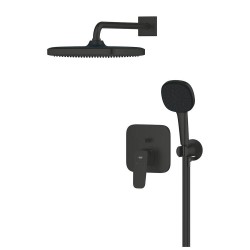 GROHE CUBEO - вграден комплект за баня, матово черно