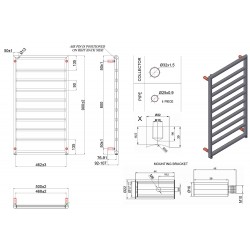 Луксозен отоплител за баня DESIGN 7-900