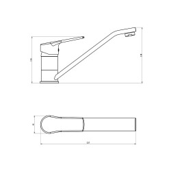 Смесител за мивка ALFI ICF 7131123 - 15