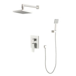 Душ комплект за вграждане ICT 8123191MW в бял мат