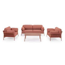 Двуместен диван PARDIS SIERRA QS21 с възглавници