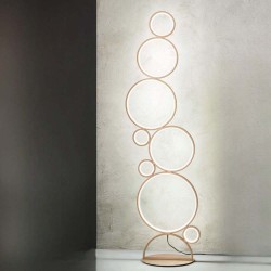 Златиста LED лампа Pois от Ondaluce