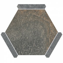 Шестоъгълен гранитогрес SLATE OXIDO
