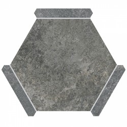 Шестоъгълен гранитогрес SLATE OXIDO