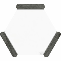 Шестоъгълен гранитогрес DENIA GRAPHITE от серия AVANT