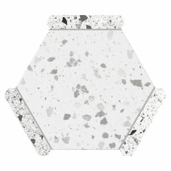 Шестоъгълен гранитогрес MAGGIORE BIANCO