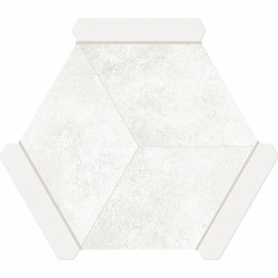 Шестоъгълен гранитогрес ROCKVILLE WHITE