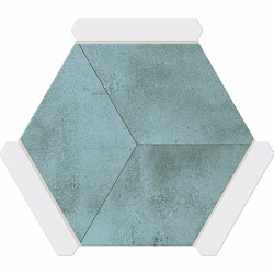 Шестоъгълен гранитогрес ROCKVILLE TURQUOISE